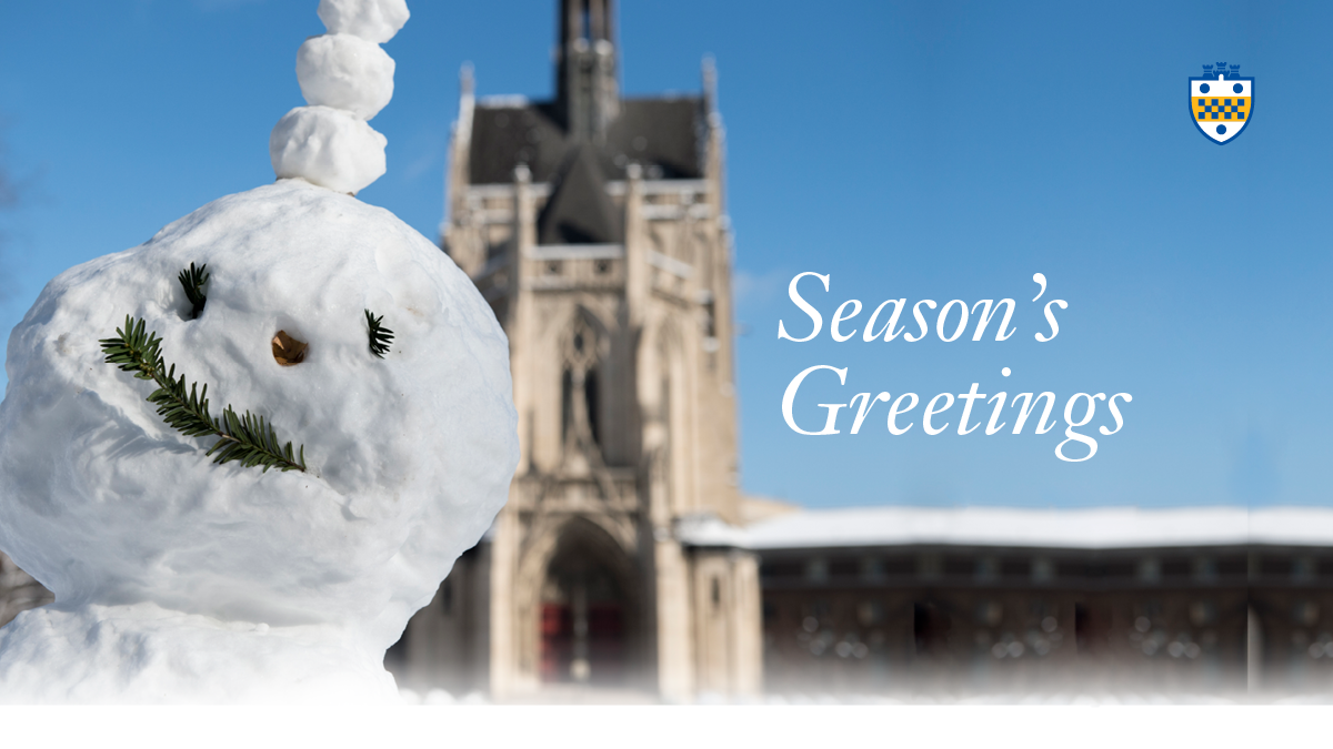 Season's Greetings Snowman