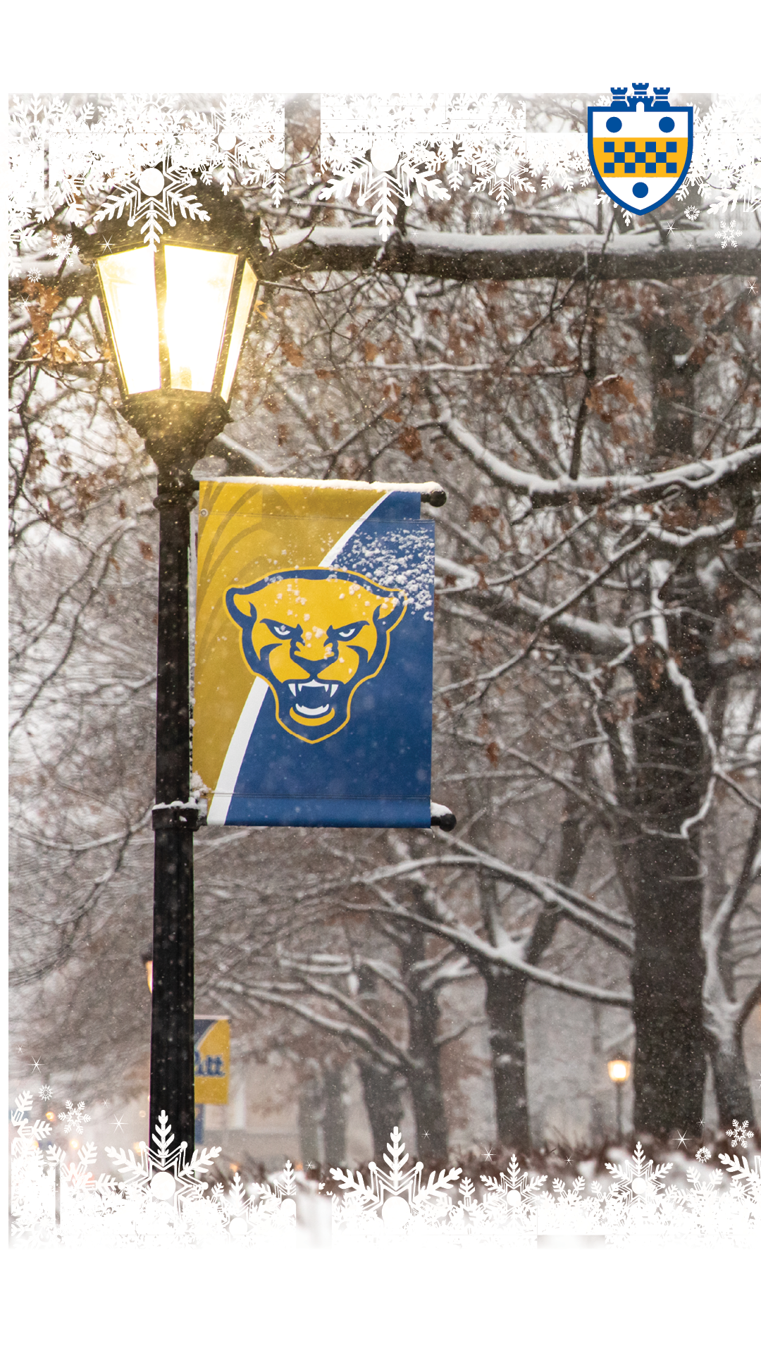 Snow on Campus ROC Flag