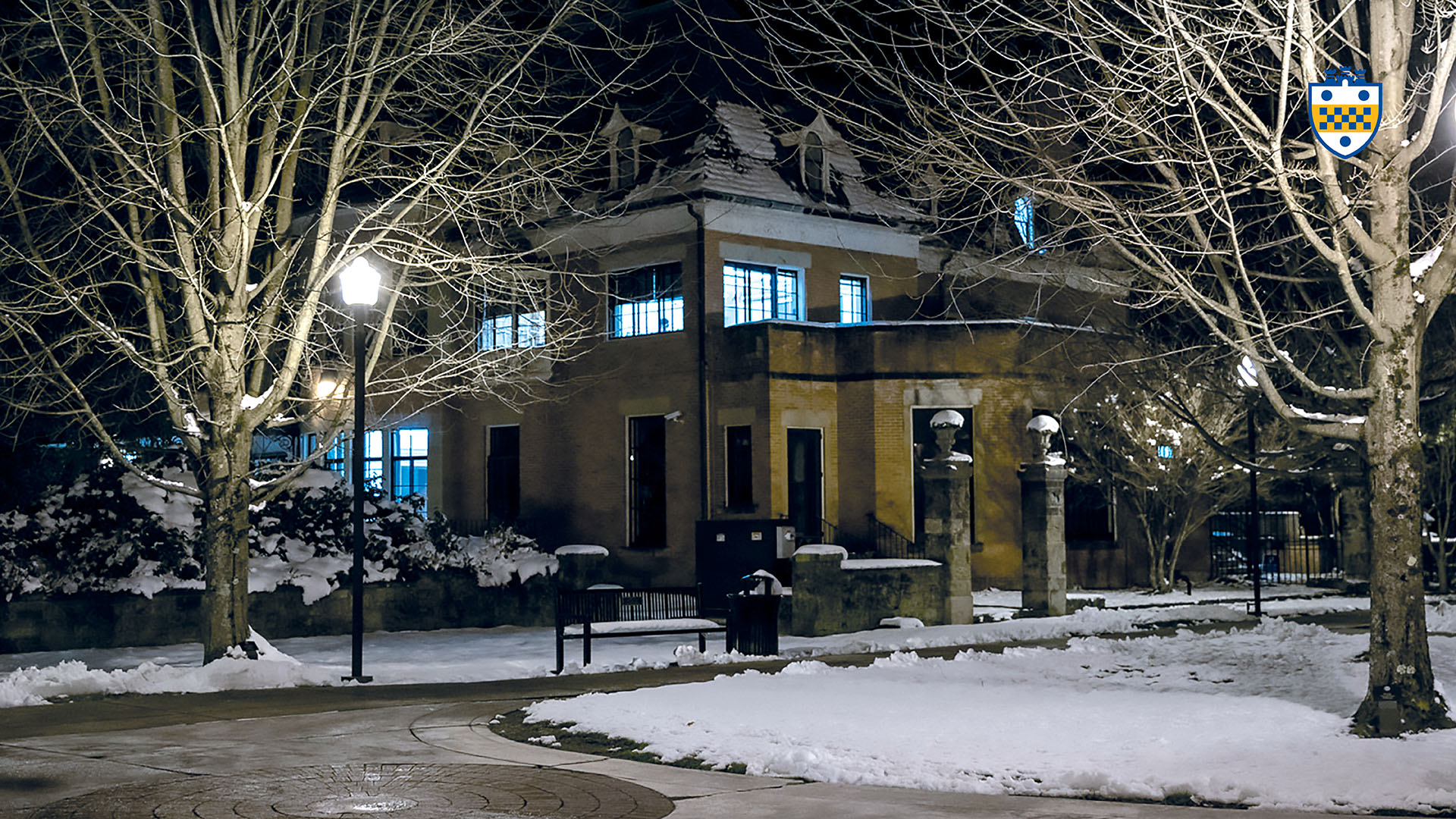 Titusville Campus Snow on Campus