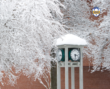 Snowy Clocktower