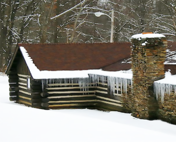 Johnstown Snowy Building